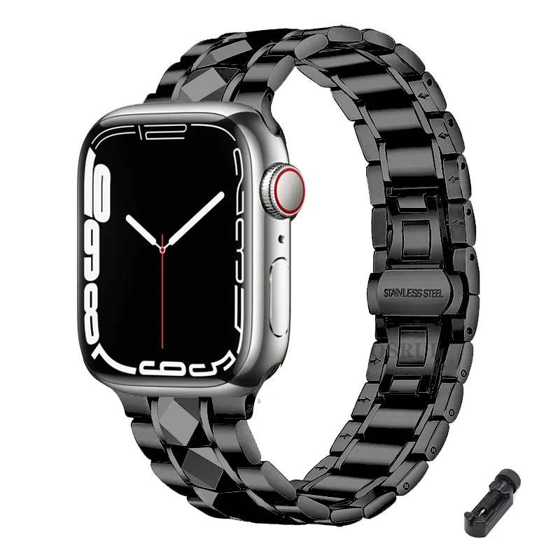 Ремешок из нержавеющей стали для Apple watch band Series 7 6 5 44 мм 40 мм 45 мм 41 мм, браслет для iwatch 3 42 мм 38 мм, Apple watch
Ремешок из нержавеющей стали для Apple watch band Series 7 6 5 44 мм 40 мм 45 мм 41 мм, браслет для iwatch 3 42 мм 38 мм, Apple watch