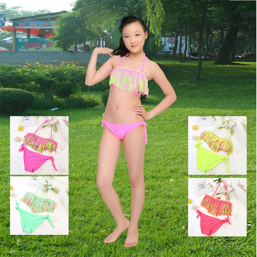 2022 New Tassel Swimsuit Girls Swimming Swimwear Children's Split Swimwear Bikini Two-Piece Beach Seaside Costume for 3-12 Years
2022 New Tassel Swimsuit Girls Swimming Swimwear Children's Split Swimwear Bikini Two-Piece Beach Seaside Costume for 3-12 Years