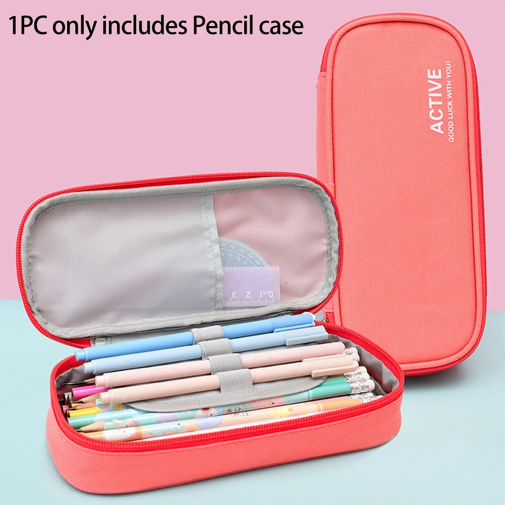 Students Wear Resistant Pencil Case Storage Pen Holder School Office For Kids Zipper Closure Canvas Large Capacity Simple Gift
Students Wear Resistant Pencil Case Storage Pen Holder School Office For Kids Zipper Closure Canvas Large Capacity Simple Gift