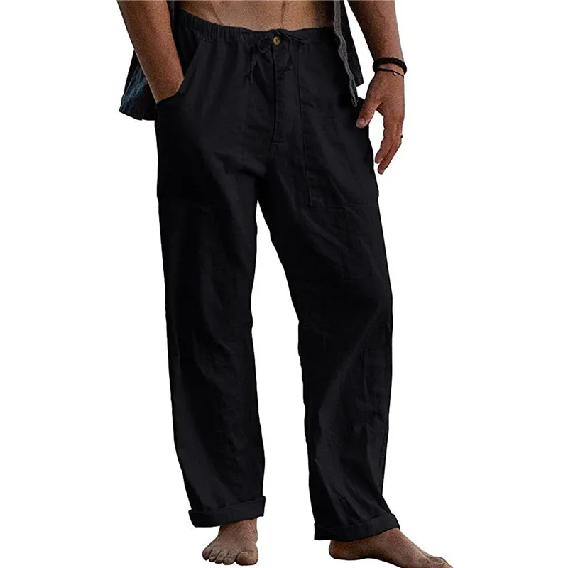 New Men's Casual Cotton Linen Pants Male Summer Breathable Solid Color Trousers Sports Fitness Streetwear
New Men's Casual Cotton Linen Pants Male Summer Breathable Solid Color Trousers Sports Fitness Streetwear