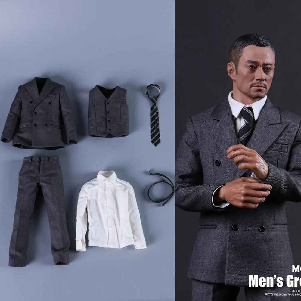 In Stock 1/6 Scale MOMTOYS GS001 Men's Gray Suit Business Clothes Accessories for 12 inches BD001 Male Solider Body
In Stock 1/6 Scale MOMTOYS GS001 Men's Gray Suit Business Clothes Accessories for 12 inches BD001 Male Solider Body