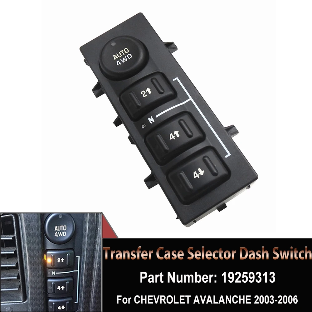 New For Chevrolet Suburban Avalanche Tahoe GMC Yukon 2003-2007 Left 4WD Wheel Drive Switch 4X4 Transfer Case Button
New For Chevrolet Suburban Avalanche Tahoe GMC Yukon 2003-2007 Left 4WD Wheel Drive Switch 4X4 Transfer Case Button