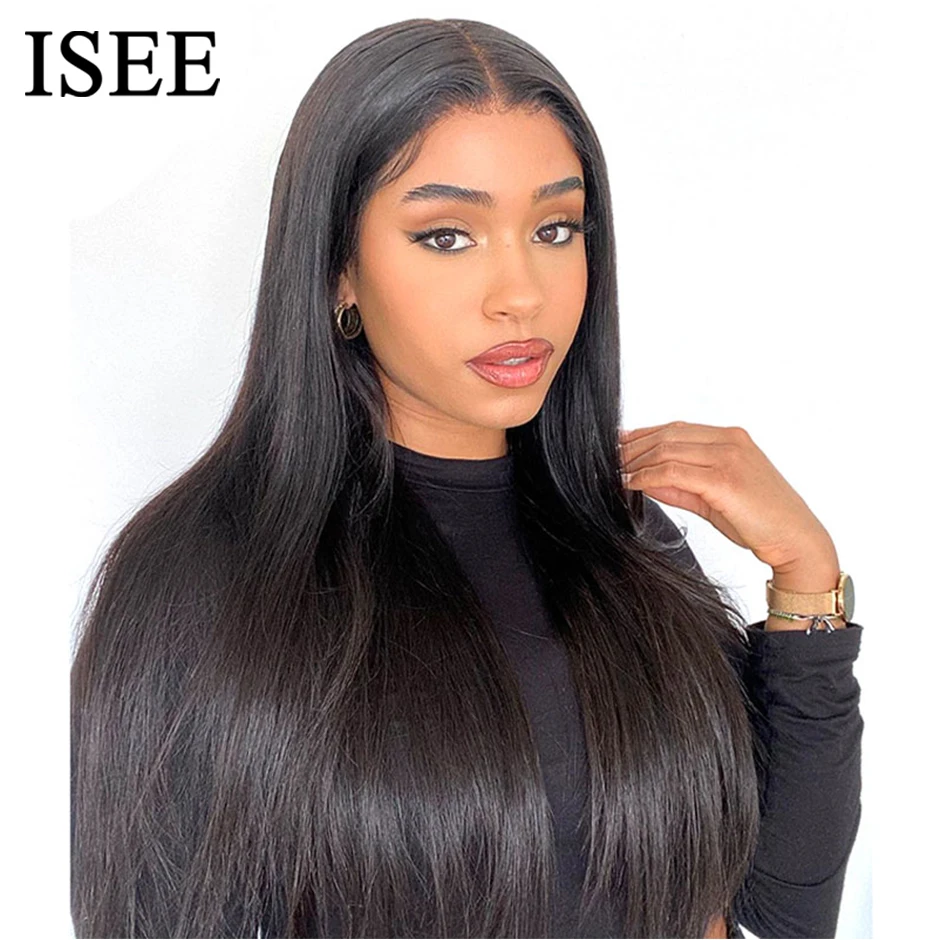 Straight 13X4 Lace Front Human Hair Wigs For Women Human Hair Peruvian Lace Closure Wig ISEE HAIR Straight Lace Front Wig
Straight 13X4 Lace Front Human Hair Wigs For Women Human Hair Peruvian Lace Closure Wig ISEE HAIR Straight Lace Front Wig