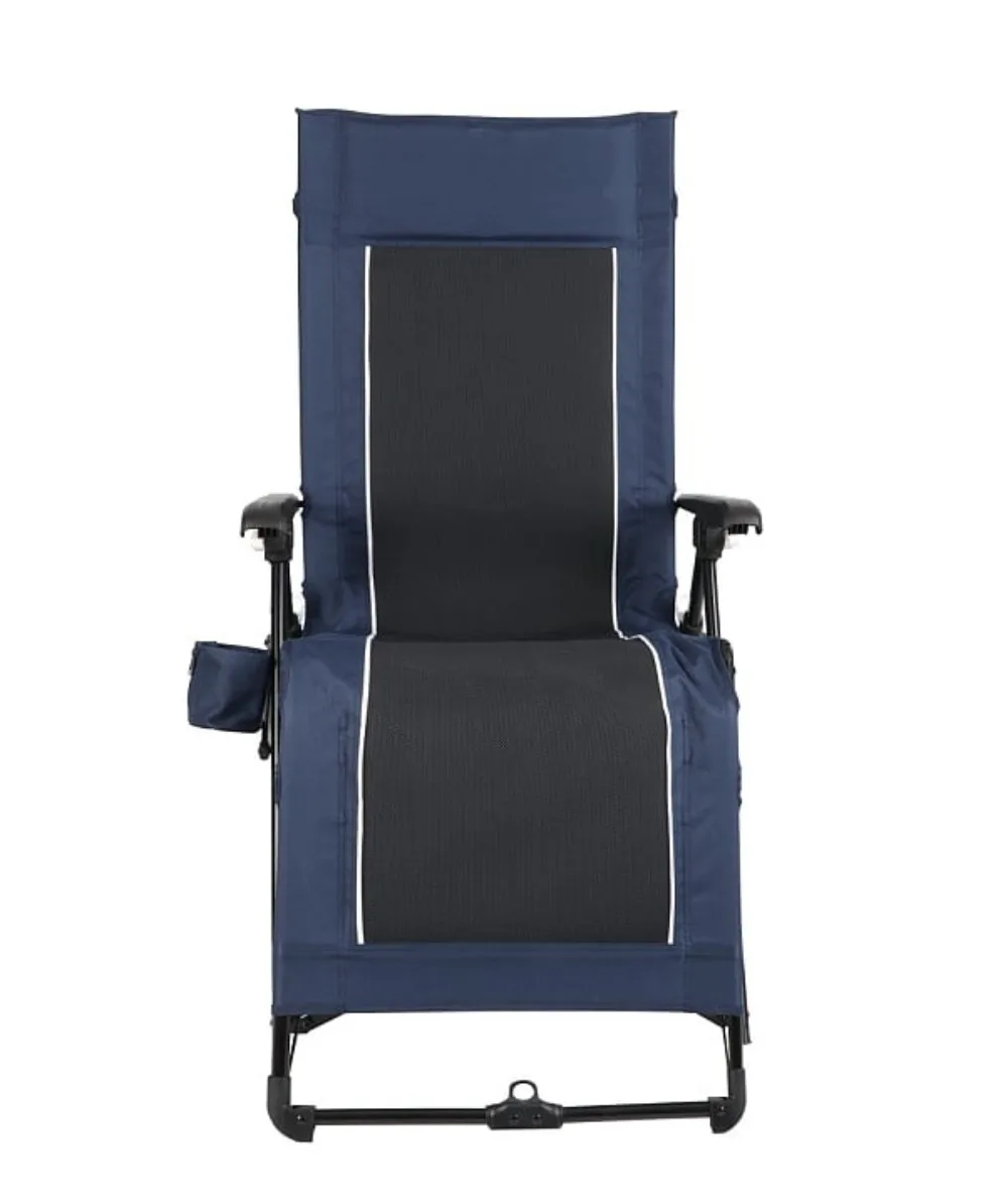 Ozark Trail Quad Zero Gravity Lounger Camping Chair, Blue, Adult
Ozark Trail Quad Zero Gravity Lounger Camping Chair, Blue, Adult