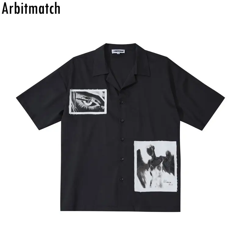 2023 Harajuku Shirts Men Summer Short Sleeve Loose Hawaiian beach designer goth hip hop streetwear fashion korean shirts camisas
2023 Harajuku Shirts Men Summer Short Sleeve Loose Hawaiian beach designer goth hip hop streetwear fashion korean shirts camisas