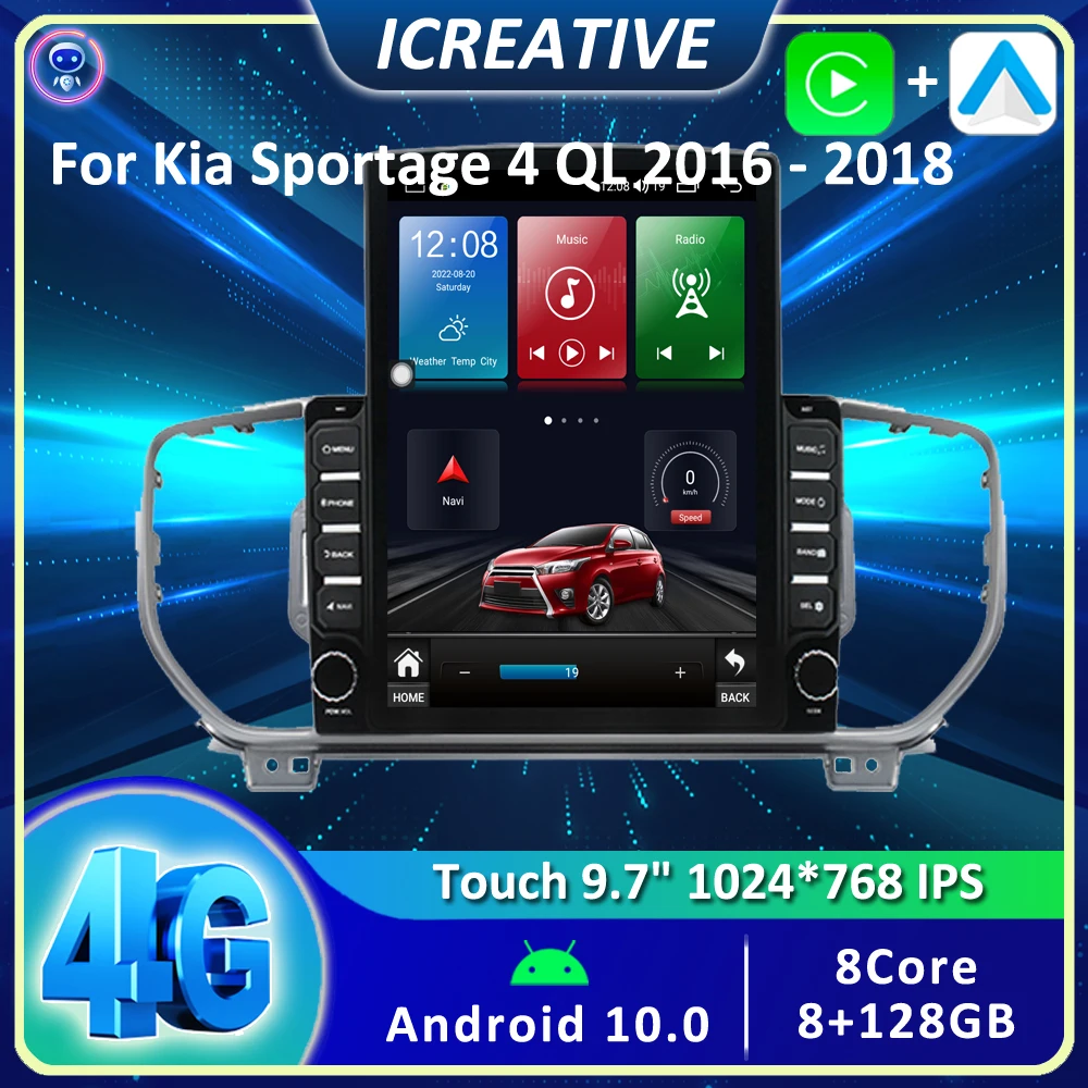 2din For Kia Sportage 4 QL 2016-2018 Android Car Radio Multimedia Video Navigation GPS Stereo DVD Accessories Tesla Style 9.7''
2din For Kia Sportage 4 QL 2016-2018 Android Car Radio Multimedia Video Navigation GPS Stereo DVD Accessories Tesla Style 9.7''
