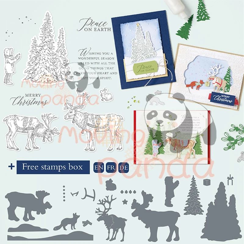 Moving Panda Christmas Elk Metal Cutting Die And Stamps For Diy Dies Scrapbooking Paper Card Embossing Decoration Craft Dies
Moving Panda Christmas Elk Metal Cutting Die And Stamps For Diy Dies Scrapbooking Paper Card Embossing Decoration Craft Dies
