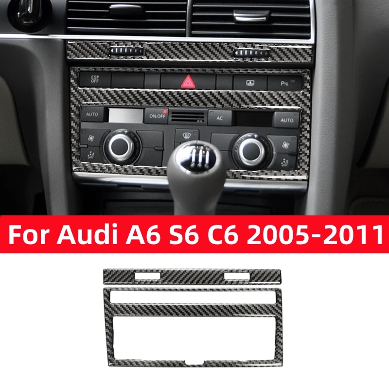 For Audi A6 S6 4F C6 2005-2011 Auto AC Console Stickers Emergency Switch Button Carbon Fiber Interior Trim Decals Accessories
For Audi A6 S6 4F C6 2005-2011 Auto AC Console Stickers Emergency Switch Button Carbon Fiber Interior Trim Decals Accessories