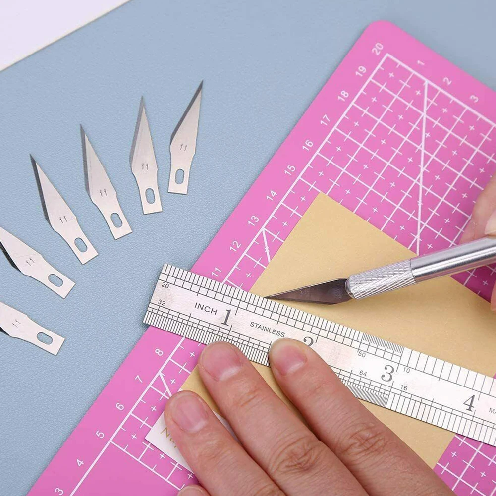 80PCS 11# Carving Blades Metal Craft Knife Work Multifunction Engraving Knife Blades Replacement DIY Cutting Tool Hand Tools
80PCS 11# Carving Blades Metal Craft Knife Work Multifunction Engraving Knife Blades Replacement DIY Cutting Tool Hand Tools