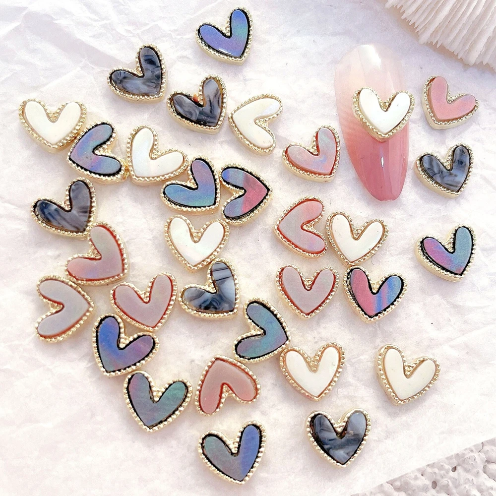 10PCS 3D Fritillary Shell Nail Art Heart Charms Multicolor Rhinestones Jewelry Flat Bottom Shaped Gems Diamond Nails Decorations
10PCS 3D Fritillary Shell Nail Art Heart Charms Multicolor Rhinestones Jewelry Flat Bottom Shaped Gems Diamond Nails Decorations