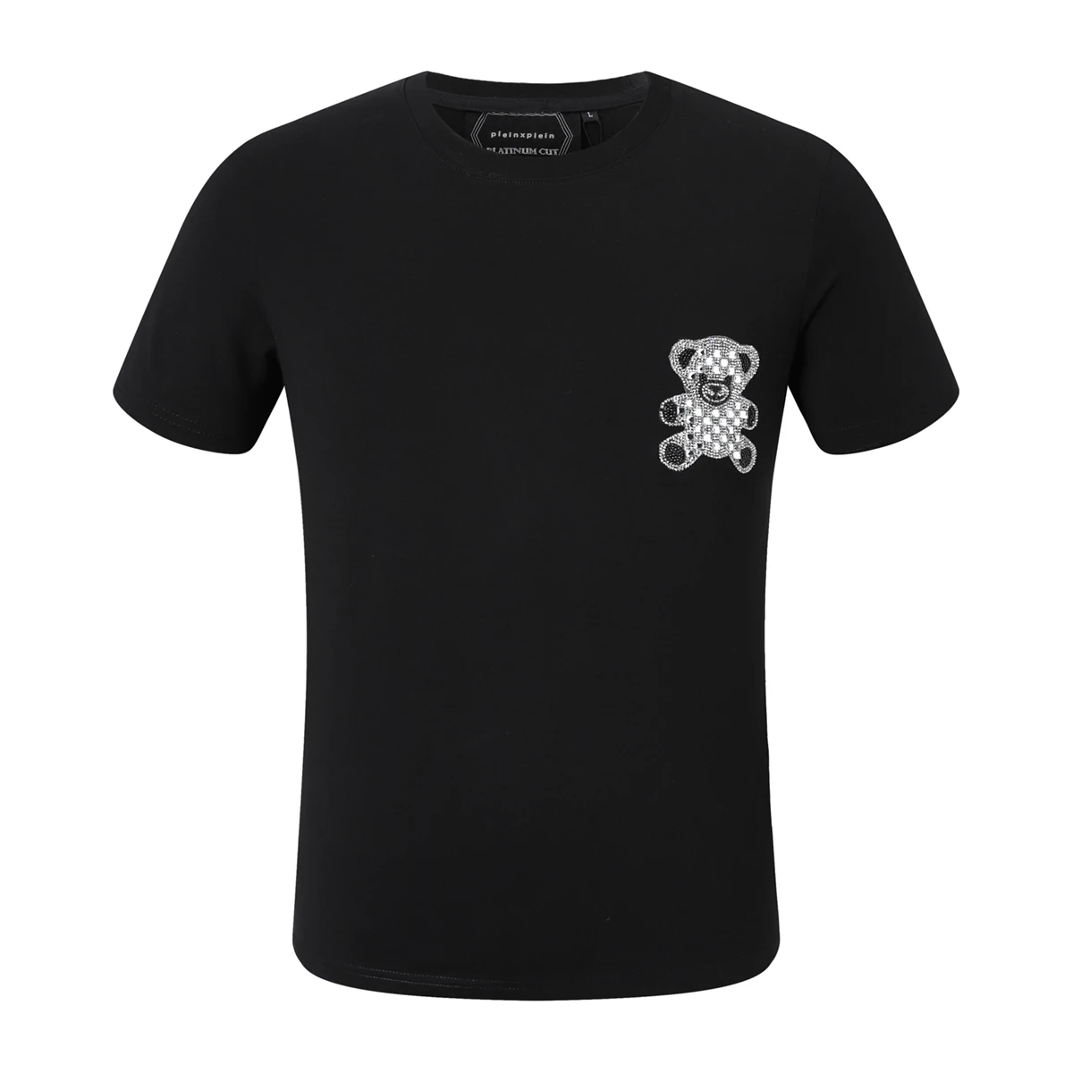 PLEINXPLEIN Summer Men's Punk Rock T-shirt Street Hip Hop Bear Water Diamond Shiny Short Sleeve T-shirt Casual Loose T-shirt 
PLEINXPLEIN Summer Men's Punk Rock T-shirt Street Hip Hop Bear Water Diamond Shiny Short Sleeve T-shirt Casual Loose T-shirt