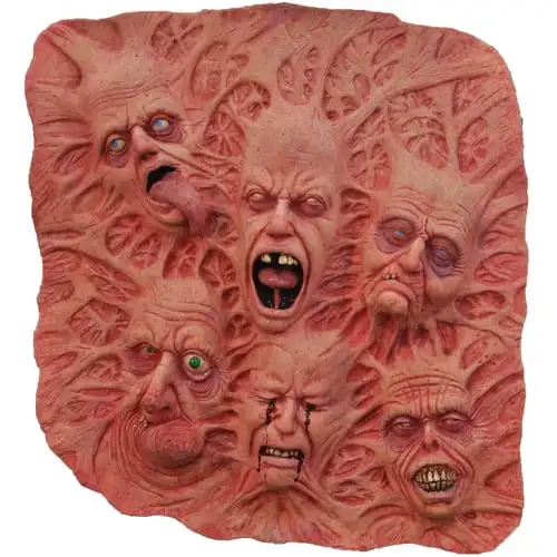 Creepy 2' x 2' Slate Of Souls Latex Wall Decoration Halloween Prop 
Creepy 2' x 2' Slate Of Souls Latex Wall Decoration Halloween Prop