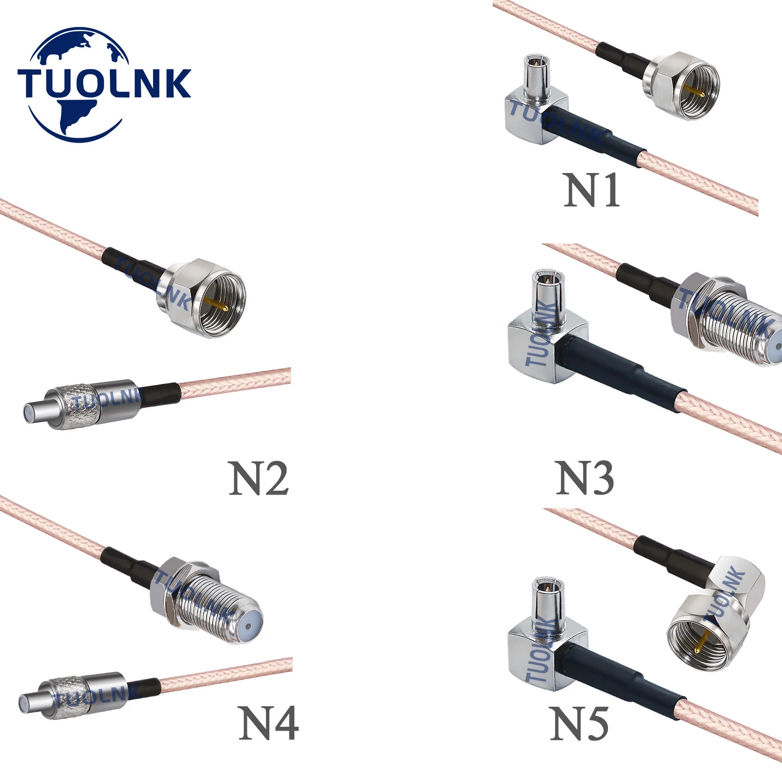 RG316 Coax Cable F Male Female Jack To TS9 Right Angle/ Straight Connector 3G/4G Antenna Extension Jumper Pigtail Cord
RG316 Coax Cable F Male Female Jack To TS9 Right Angle/ Straight Connector 3G/4G Antenna Extension Jumper Pigtail Cord
