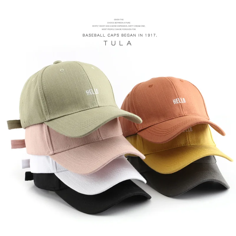 Women Solid Color New Baseball Cap Unisex Embroidery HELLO Hip Hop Caps Summer Autumn Outdoor Men Snapback Dad Hat Gorra
Women Solid Color New Baseball Cap Unisex Embroidery HELLO Hip Hop Caps Summer Autumn Outdoor Men Snapback Dad Hat Gorra