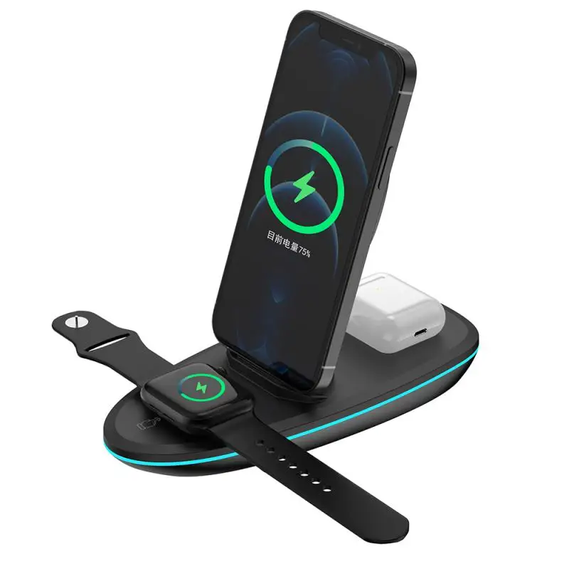 Folding Charger Stand Wide Compatibility 15w Fast Charging Magnetic Absorption Wireless Charger Charging Protection Universal
Folding Charger Stand Wide Compatibility 15w Fast Charging Magnetic Absorption Wireless Charger Charging Protection Universal