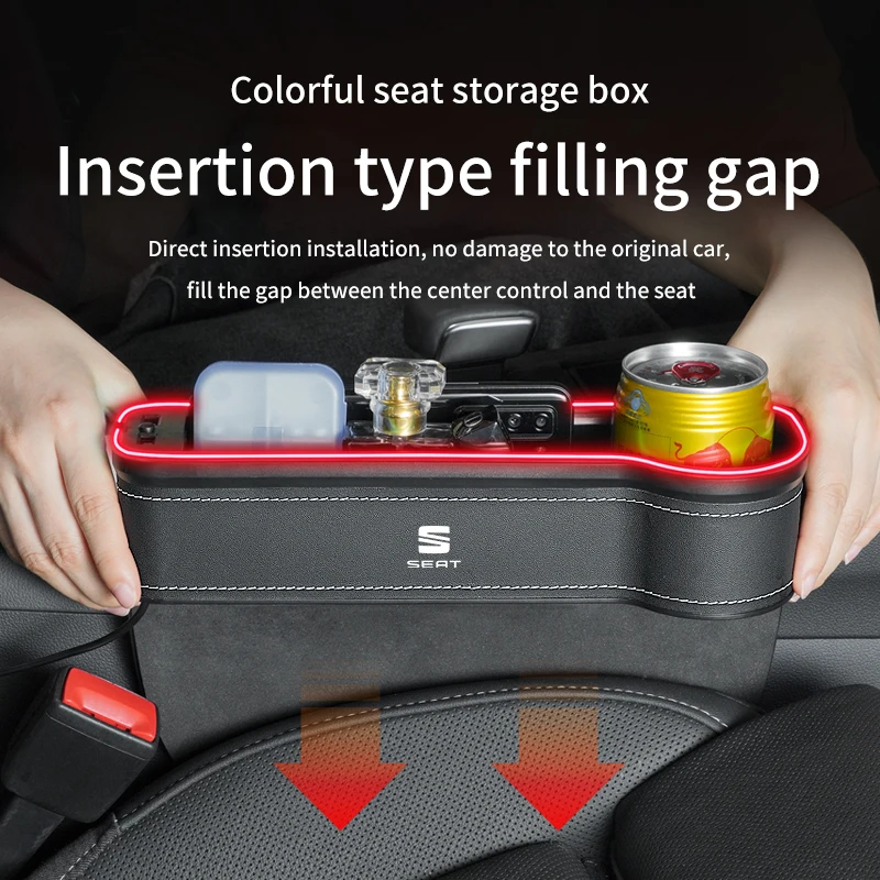 Car Seat Gap Storage Box Leather Storage Box Accessories For SEAT Ibiza Arona Ateca Cordoba Alhambra Mii Tarraco Leon Altea
Car Seat Gap Storage Box Leather Storage Box Accessories For SEAT Ibiza Arona Ateca Cordoba Alhambra Mii Tarraco Leon Altea