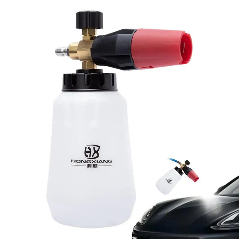 High Pressure Foam Washer 2L Manual High-pressure 1/4 Interface Foam Cannon Car Beauty Accessories Kit Spray Foam Cleaner Nozzle
High Pressure Foam Washer 2L Manual High-pressure 1/4 Interface Foam Cannon Car Beauty Accessories Kit Spray Foam Cleaner Nozzle