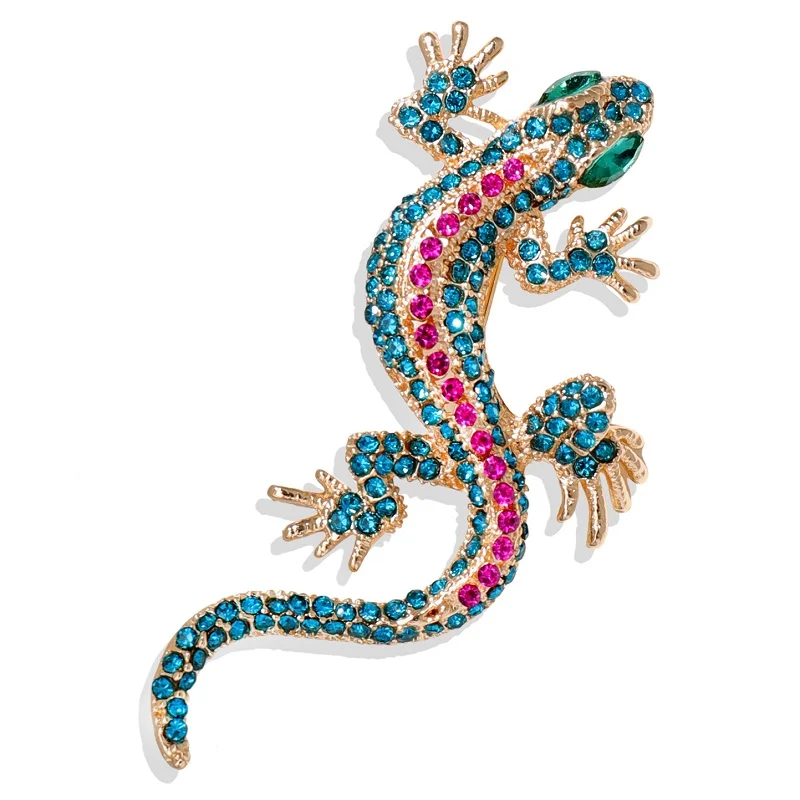 New Vintage Brooch Alloy Crystal Lizard Gecko Four Claw Snake Brooch Clothing Pin
New Vintage Brooch Alloy Crystal Lizard Gecko Four Claw Snake Brooch Clothing Pin