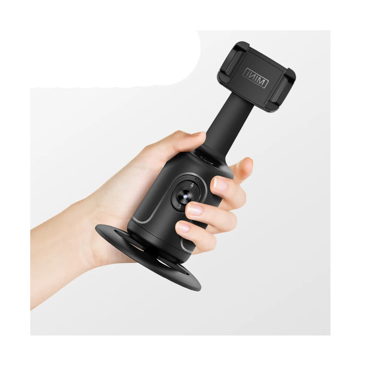 

Phone Auto Face Tracking Gimbal Stabilizer 360° Rotation Desktop Handheld Gimbal Phone Tripod for Live Streaming-C