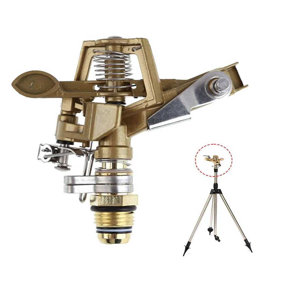 1pc 1/2\" Male Thread Brass Adjustable Impact Sprinkler Strong Rotation Widespread Watering Garden Park Irrigation Tool
1pc 1/2\" Male Thread Brass Adjustable Impact Sprinkler Strong Rotation Widespread Watering Garden Park Irrigation Tool