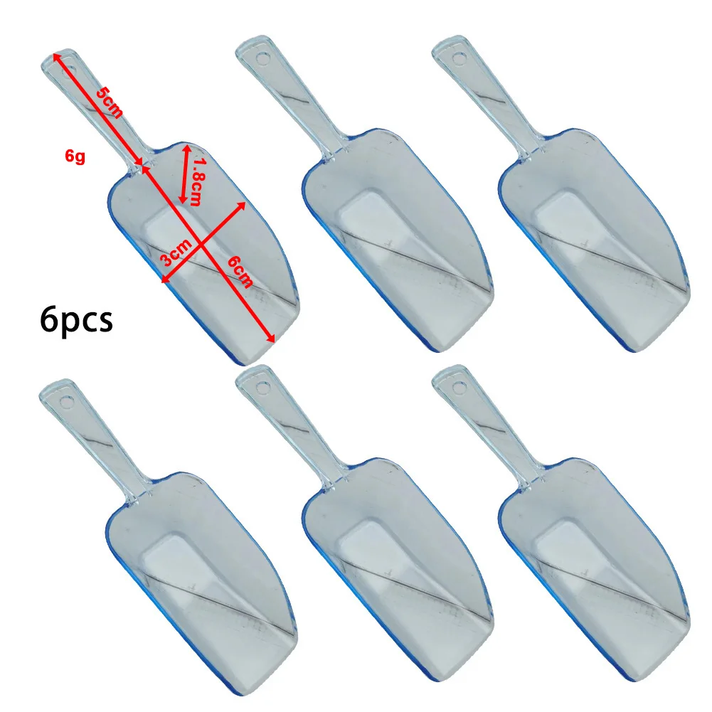 6PCS Mini Plastic Ice Scoops Flour Spoon Clear Ice Shovel For Birthday Weddings Party Candy Dessert Kitchen Food Tool Dropship
6PCS Mini Plastic Ice Scoops Flour Spoon Clear Ice Shovel For Birthday Weddings Party Candy Dessert Kitchen Food Tool Dropship