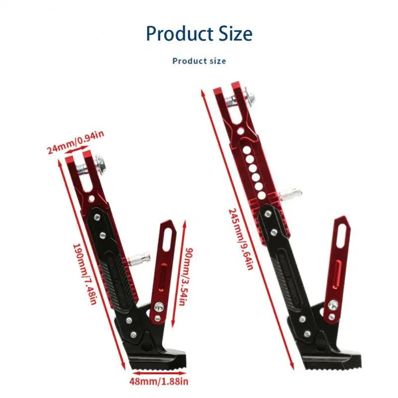Anti-slip Motorcycle Foot Bracket Sturdy Aluminum Alloy Kick Side Bracket Reflector Bicycle Stand Waterproof Scooter Support
Anti-slip Motorcycle Foot Bracket Sturdy Aluminum Alloy Kick Side Bracket Reflector Bicycle Stand Waterproof Scooter Support