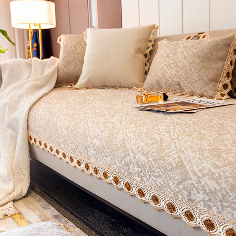 Sectional Sofa Cover Four Seasons Universal Couch Covers Living Room Home Non-slip Sofas Cushion Exquisite Hollowed Out Hemming
Sectional Sofa Cover Four Seasons Universal Couch Covers Living Room Home Non-slip Sofas Cushion Exquisite Hollowed Out Hemming