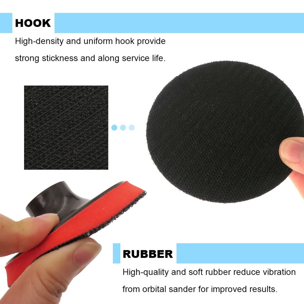 Buffing Pad 4 Inch Hook And Loop Buffing Pad Accessories Backing Pad Black/Red Hook And Loop Polyurethane Brand New
Buffing Pad 4 Inch Hook And Loop Buffing Pad Accessories Backing Pad Black/Red Hook And Loop Polyurethane Brand New
