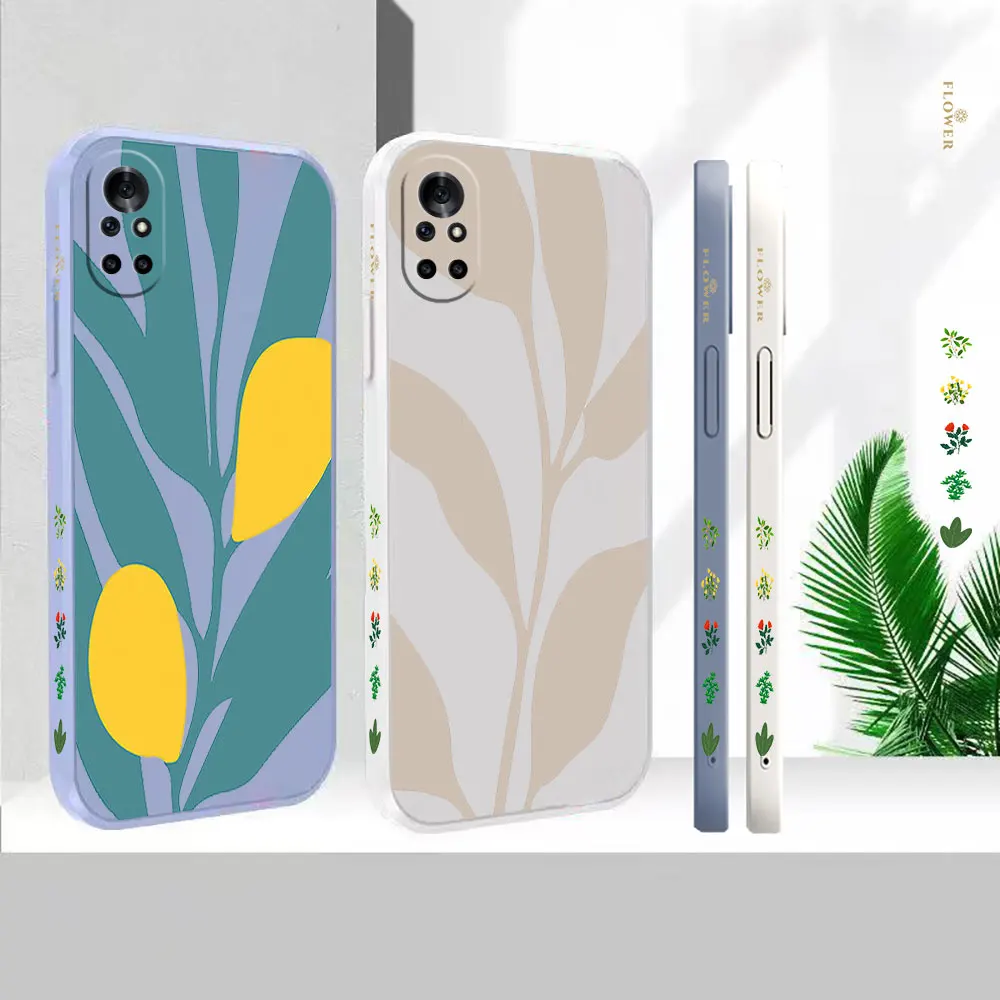 Liquid Silicone For Huawei Nova 10 10SE 9SE 8 8SE 7 7SE 6 6SE 5 5I 4 3 3I 2S 2 Pro Plus 5G Cover Art Plants Leaf Case Funda Cpaa 
Liquid Silicone For Huawei Nova 10 10SE 9SE 8 8SE 7 7SE 6 6SE 5 5I 4 3 3I 2S 2 Pro Plus 5G Cover Art Plants Leaf Case Funda Cpaa