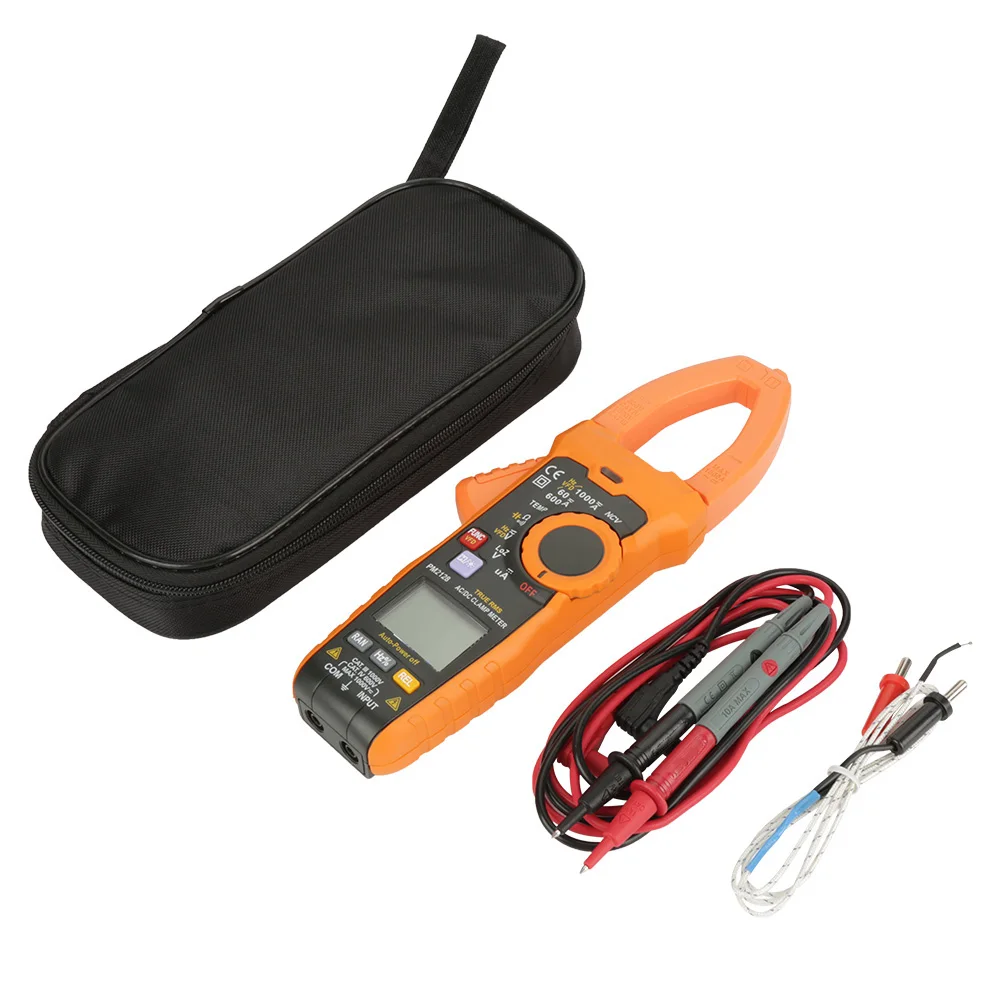 PEAKMETER PM2128 Handheld Digital AC/DC Voltage Current Clamp Meter Resistance Capacitance Clamp Meter
PEAKMETER PM2128 Handheld Digital AC/DC Voltage Current Clamp Meter Resistance Capacitance Clamp Meter