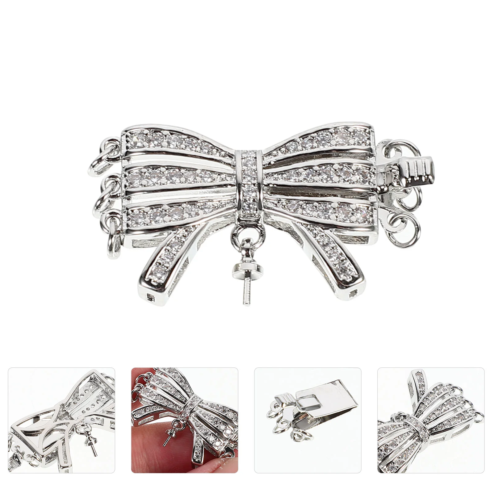 Necklace Multi-Breasted DIY Jewelry Clasp Hook Accessory Bracelet Necklace Pearl Connector 
Necklace Multi-Breasted DIY Jewelry Clasp Hook Accessory Bracelet Necklace Pearl Connector