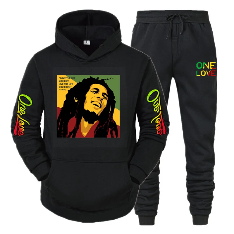 Men Women Hoodie Suit Bob Marley Legend Reggae One Love Print Sweatshirt Winter Fashion Casual Long Sleeve Pants 2 Piece Set
Men Women Hoodie Suit Bob Marley Legend Reggae One Love Print Sweatshirt Winter Fashion Casual Long Sleeve Pants 2 Piece Set