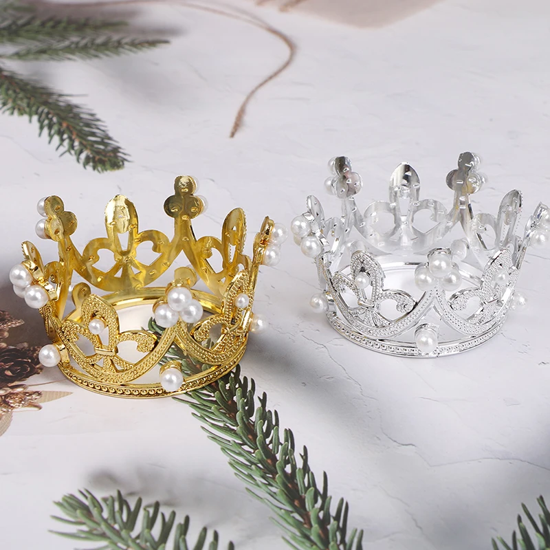 1 PCS Mini Crown Cake Topper Romantic Pearl Garland Happy Birthday Children Hair Ornaments Wedding Party Cake Decoration Favors
1 PCS Mini Crown Cake Topper Romantic Pearl Garland Happy Birthday Children Hair Ornaments Wedding Party Cake Decoration Favors