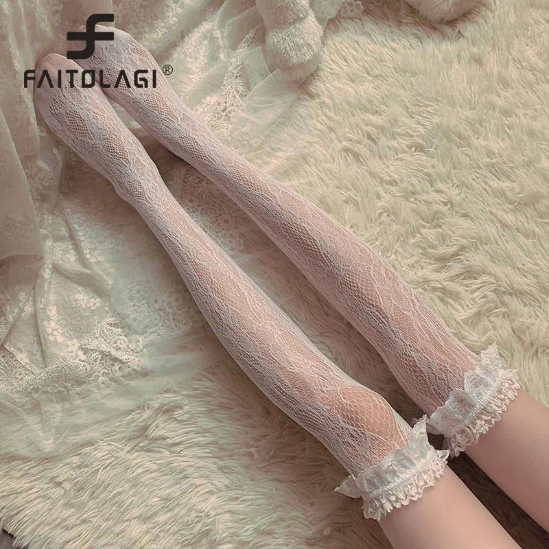 Lolita Long Tube Socks Black White Lace Mesh Female Over-knee High-tube Thigh Thin Sock Student Jk Ultra-thin Sexy Stcokings
Lolita Long Tube Socks Black White Lace Mesh Female Over-knee High-tube Thigh Thin Sock Student Jk Ultra-thin Sexy Stcokings