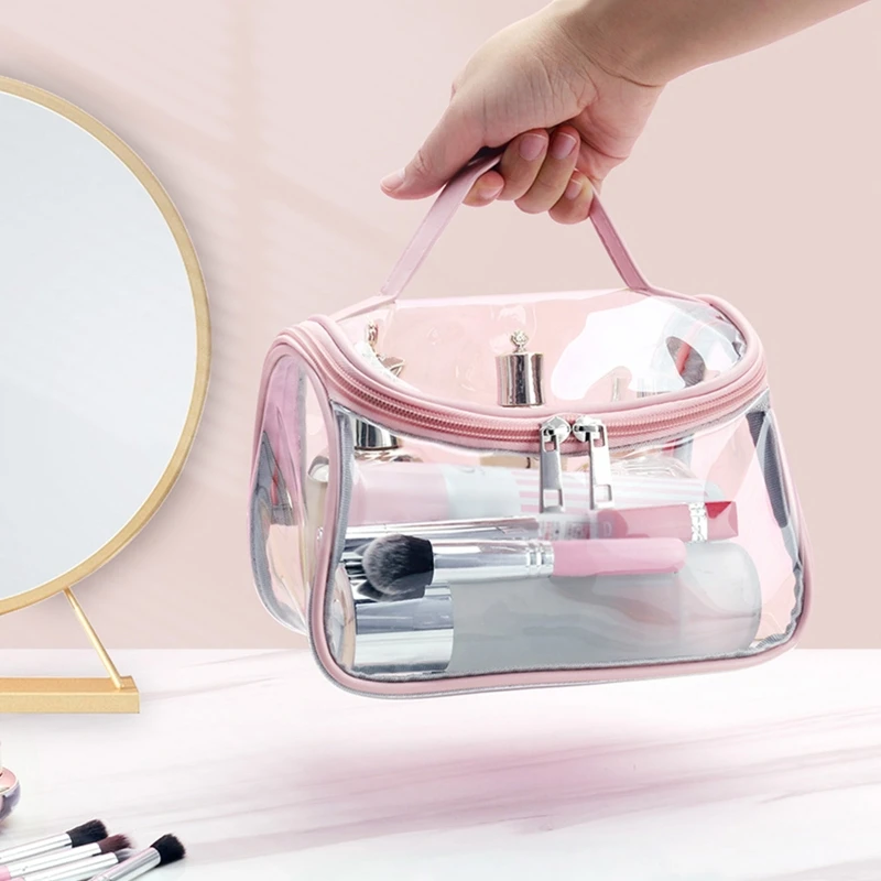 Transparent Cosmetic Bag PVC Zipper Clear Makeup Bags Beauty Case Travel Make Up Organizer Storage Bath Toiletry Bag
Transparent Cosmetic Bag PVC Zipper Clear Makeup Bags Beauty Case Travel Make Up Organizer Storage Bath Toiletry Bag
