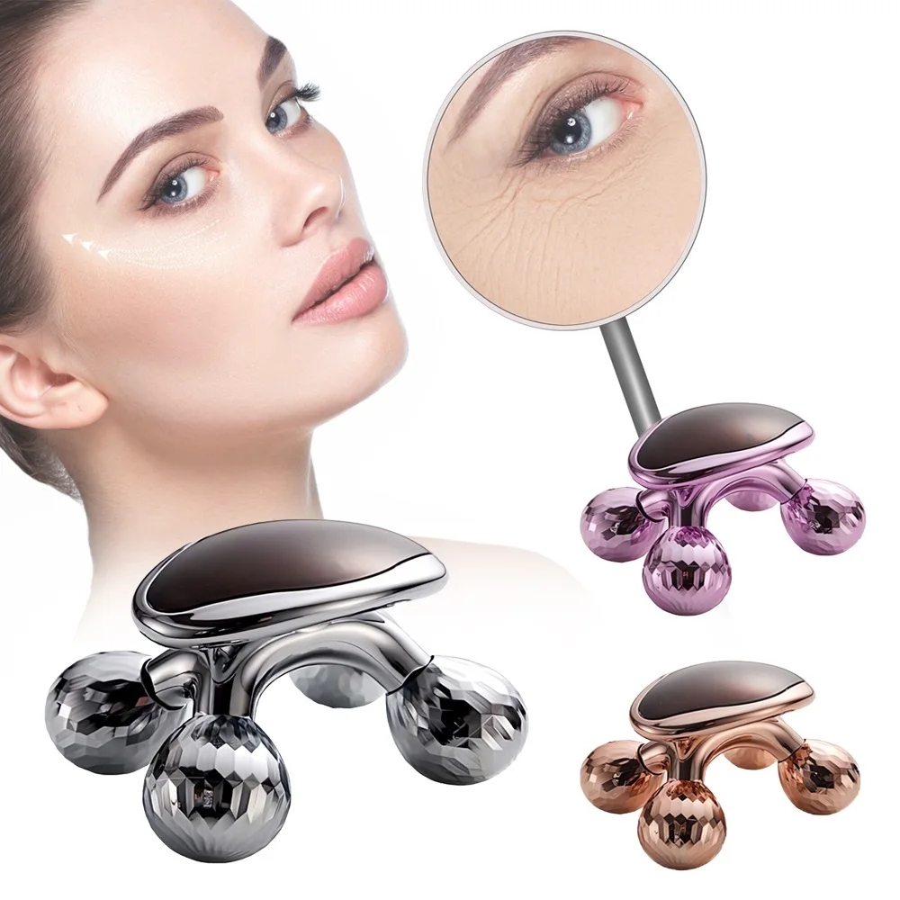 4D Facial Massage Roller EMS Face Massager Skin Lifting Rotate Roller Facial Firming Kneading Fat Burner Sliming Wrinkle Remover
4D Facial Massage Roller EMS Face Massager Skin Lifting Rotate Roller Facial Firming Kneading Fat Burner Sliming Wrinkle Remover