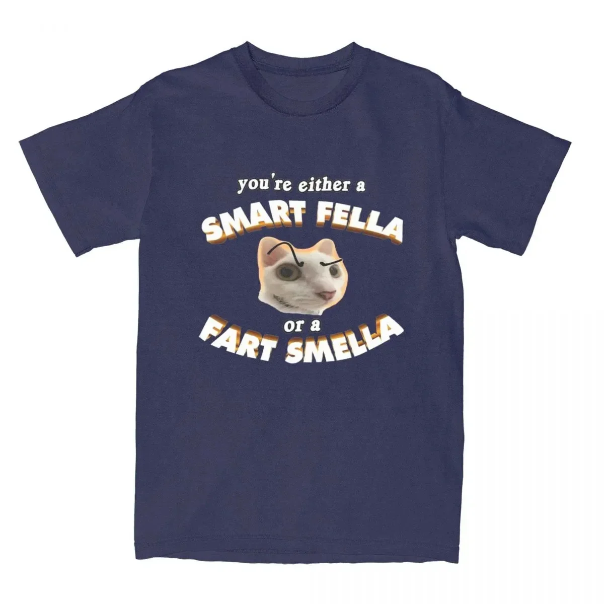 Забавные футболки You Are A Smart Fella Or Fart Smella футболка новинка 100% хлопковая одежда для