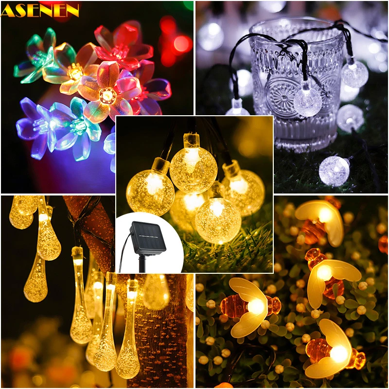 Led Garden Light Solar String Globes Fairy Lights Outdoor Waterproof Garden Garland Solar Lamps for Patio Tree BackYard Decor
Led Garden Light Solar String Globes Fairy Lights Outdoor Waterproof Garden Garland Solar Lamps for Patio Tree BackYard Decor