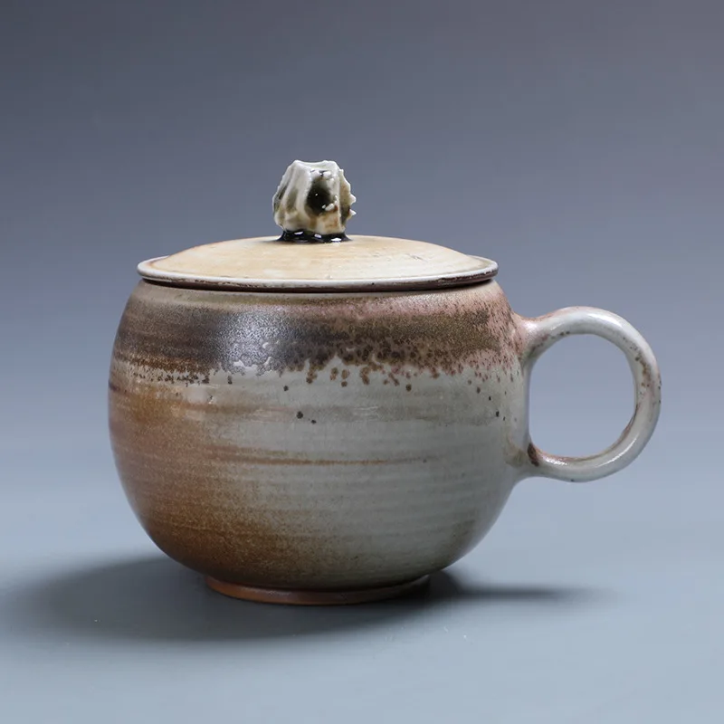 Handmade Firewood Water Boiling Cup Personal Cup Natural Dust Glazed Glazed Firewood Teacup with Lid
Handmade Firewood Water Boiling Cup Personal Cup Natural Dust Glazed Glazed Firewood Teacup with Lid