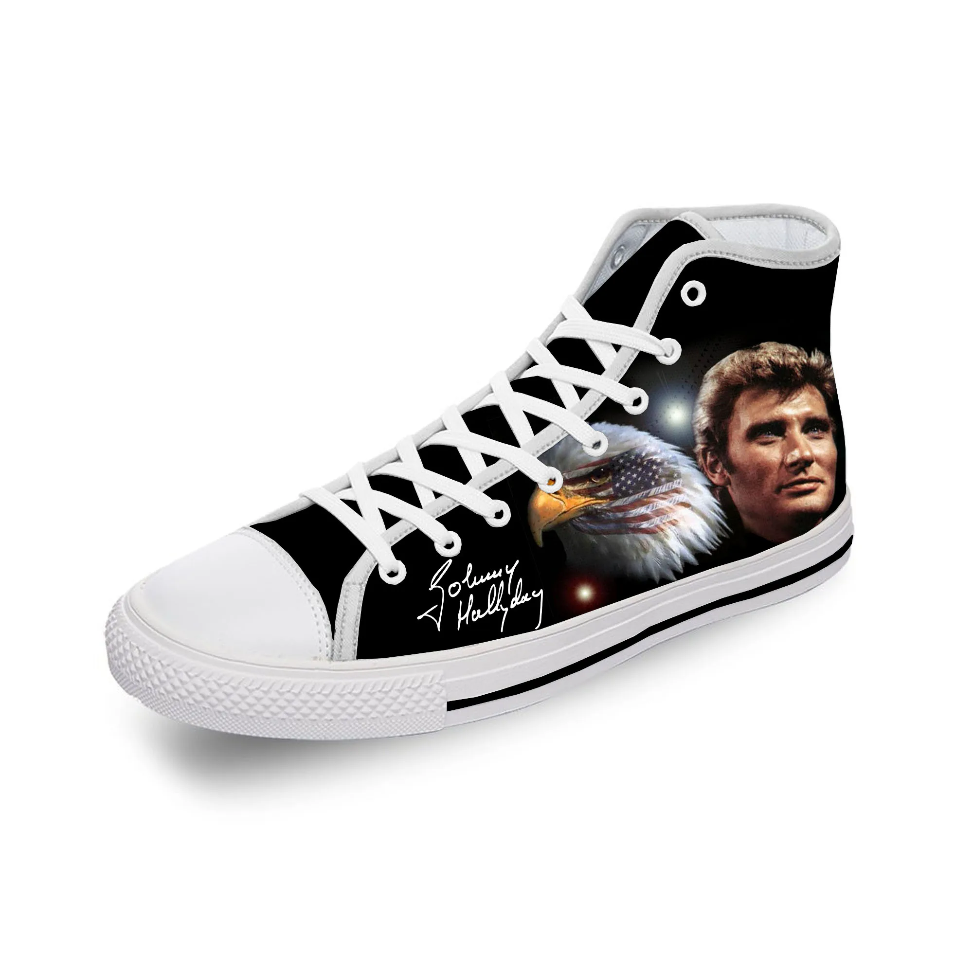 Johnny Hallyday Rock Star Lightweight Cloth 3D Print Funny Fashion High Top Canvas Shoes Men Women Casual Breathable Sneakers
Johnny Hallyday Rock Star Lightweight Cloth 3D Print Funny Fashion High Top Canvas Shoes Men Women Casual Breathable Sneakers