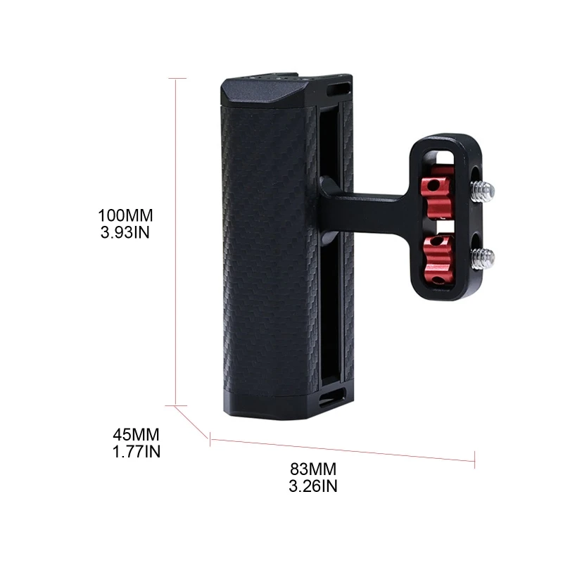 Side Handle Handgrip with 1/4"-20 Screw Mount Built-in Wrench Up and Down Adjustable Left Right Handle for Monitor Cage
Side Handle Handgrip with 1/4"-20 Screw Mount Built-in Wrench Up and Down Adjustable Left Right Handle for Monitor Cage