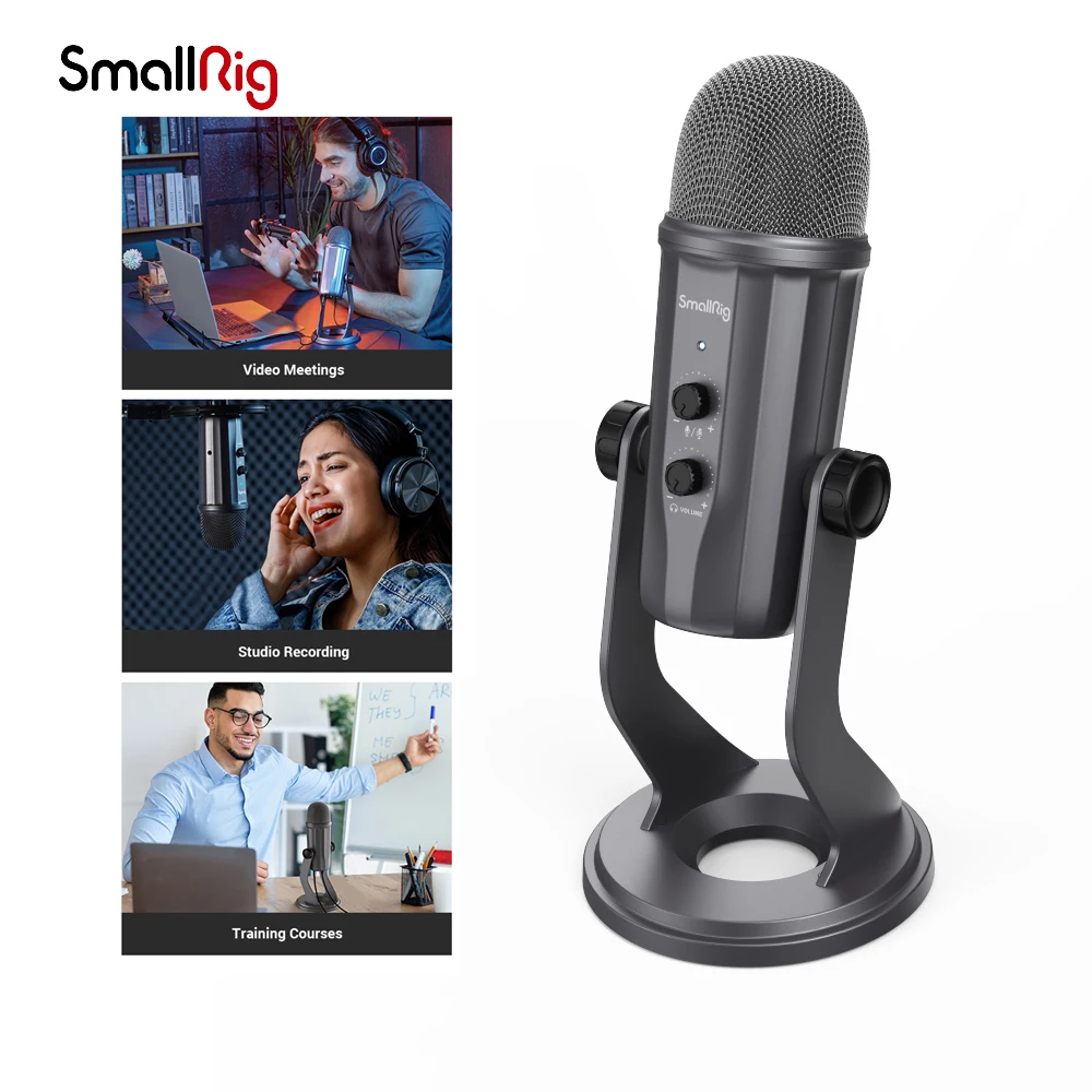 USB-микрофон SmallRig Forevala U50 со встроенным ударным креплением для потоковой записи видео YouTube для компьютера и Mac 3465
USB-микрофон SmallRig Forevala U50 со встроенным ударным креплением для потоковой записи видео YouTube для компьютера и Mac 3465