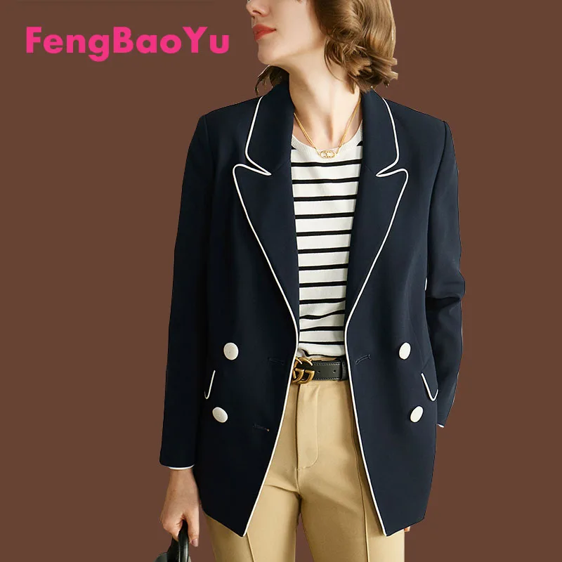 Fengbaoyu Navy Blue Senior Korean Version of Suit jacket Female Spring New British Style Professional Cargo Coat Temperament Top
Fengbaoyu Navy Blue Senior Korean Version of Suit jacket Female Spring New British Style Professional Cargo Coat Temperament Top