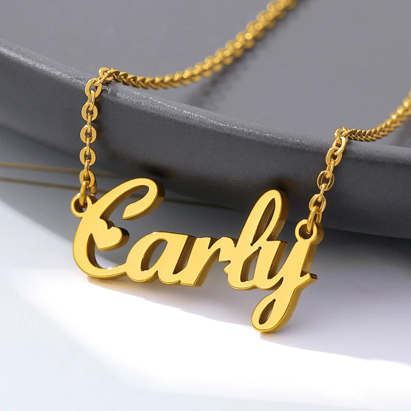 Stainless Steel Customized Name Necklaces With 10 Style Chain Personalized Name Necklace for Women Pendant Jewelry
Stainless Steel Customized Name Necklaces With 10 Style Chain Personalized Name Necklace for Women Pendant Jewelry