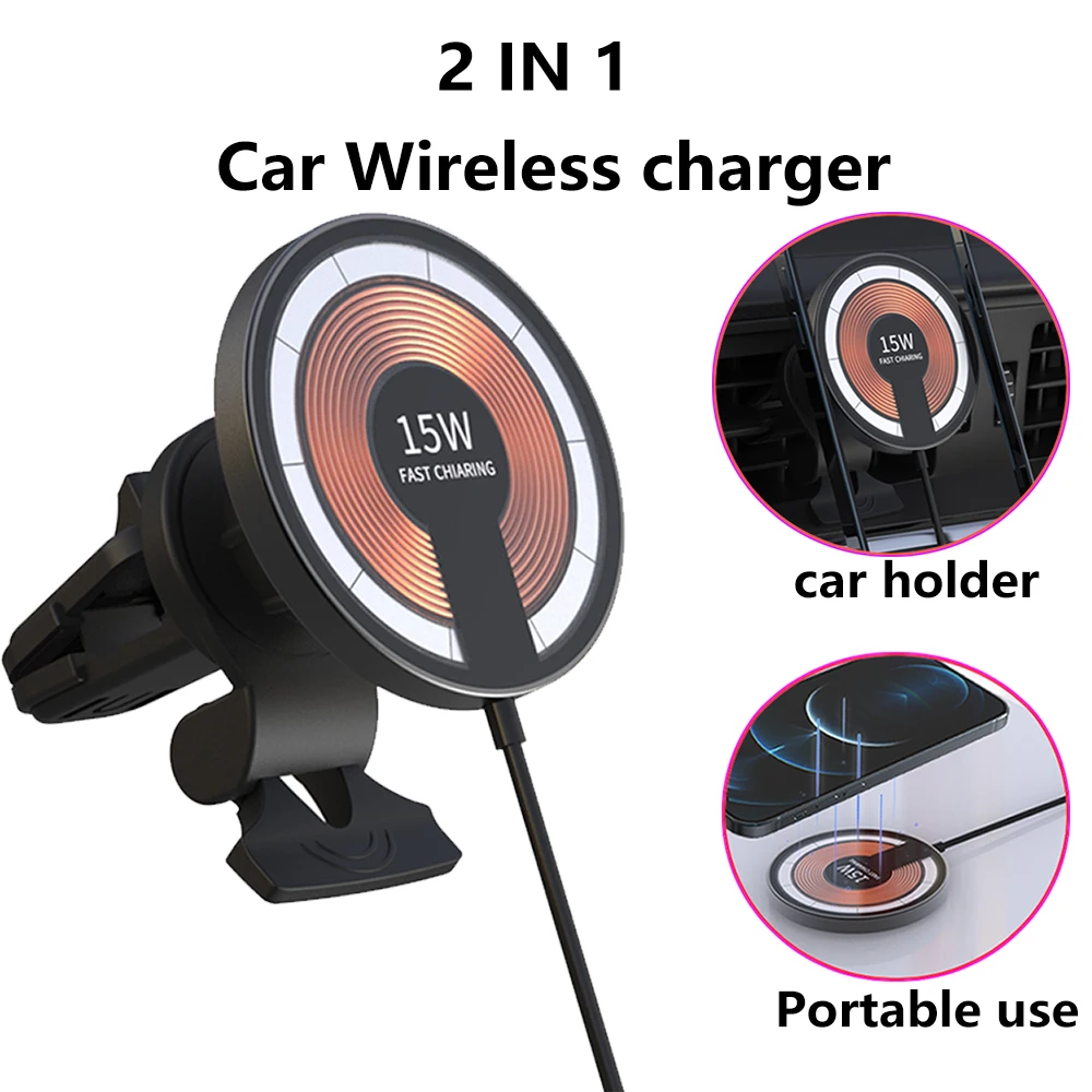 Transparent Magnetic Wireless Car Charger For Iphone 14 13 12 11 Pro Max Mini SE Airpodss Mag Safe Station Fast Mounts Holder
Transparent Magnetic Wireless Car Charger For Iphone 14 13 12 11 Pro Max Mini SE Airpodss Mag Safe Station Fast Mounts Holder