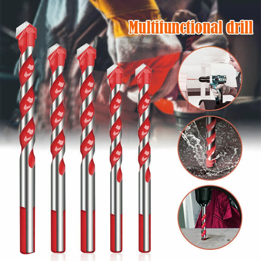 5pcs/set 6/6/8/8/10mm Multifunctional Alloy Drill Bits For Ceramic Glass Tile Marble Wall Drilling Woodworking Power Tools
5pcs/set 6/6/8/8/10mm Multifunctional Alloy Drill Bits For Ceramic Glass Tile Marble Wall Drilling Woodworking Power Tools