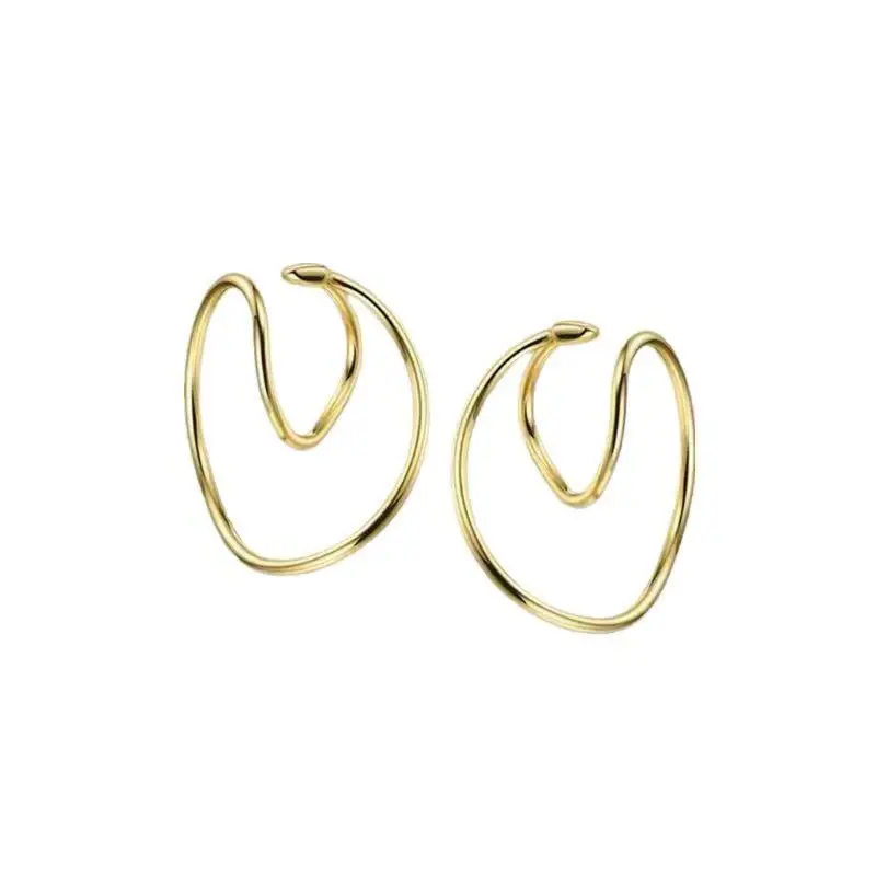 No Piercing Ear Wrap Geometric Irregular Twisted Shape Ear Cuff Earring Elf Ear Clip Earcuff Golden Color Women
No Piercing Ear Wrap Geometric Irregular Twisted Shape Ear Cuff Earring Elf Ear Clip Earcuff Golden Color Women