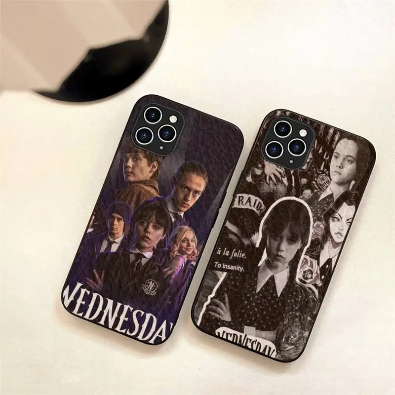 Wednesday Addams Phone Case For Iphone 7 8 Plus X Xr Xs 11 12 13 Se2020 Mini 14 Pro Max TPU+Leather Fundas
Wednesday Addams Phone Case For Iphone 7 8 Plus X Xr Xs 11 12 13 Se2020 Mini 14 Pro Max TPU+Leather Fundas