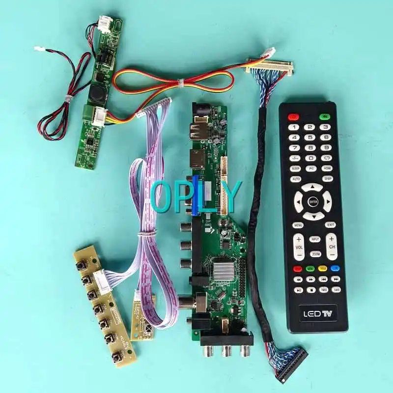 For M195FGE M195FGK M195RTN01 DVB LCD Monitor Controller Board 30 Pin LVDS 19.5" DIY Kit 1600*900 AV USB RF VGA HDMI-Compatible 
For M195FGE M195FGK M195RTN01 DVB LCD Monitor Controller Board 30 Pin LVDS 19.5" DIY Kit 1600*900 AV USB RF VGA HDMI-Compatible