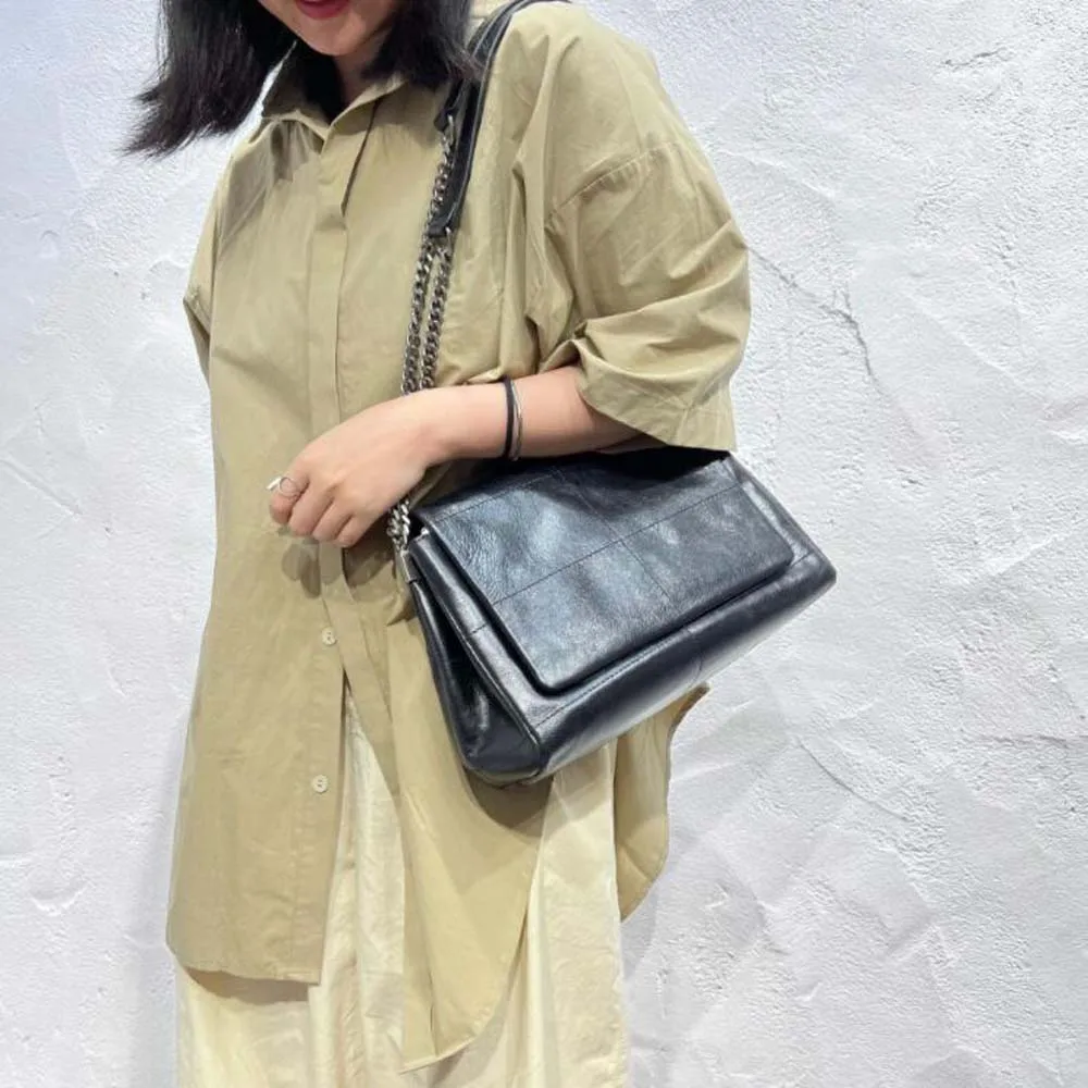 Simple Genuine Leather Shoulder Bags High Quality Cow Skin Crossbody Women's Designer Handbag Shopping Messenger Bags
Simple Genuine Leather Shoulder Bags High Quality Cow Skin Crossbody Women's Designer Handbag Shopping Messenger Bags